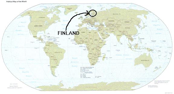 Where Is Finland On World Map - United States Map